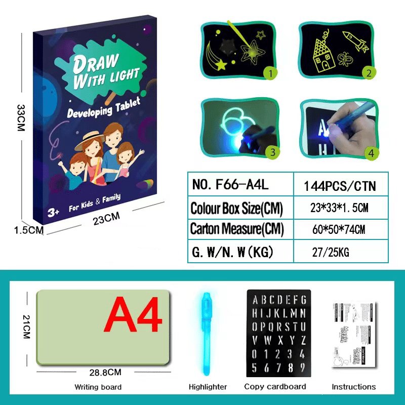 🔥SALE 48% OFF🔥Magic LED Light Drawing Pad-Buy 2 save 15%